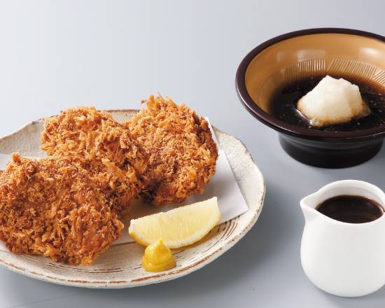 みぞれひれかつ(3個) Fillet Cutlet with Grated Radish (3 Pieces)