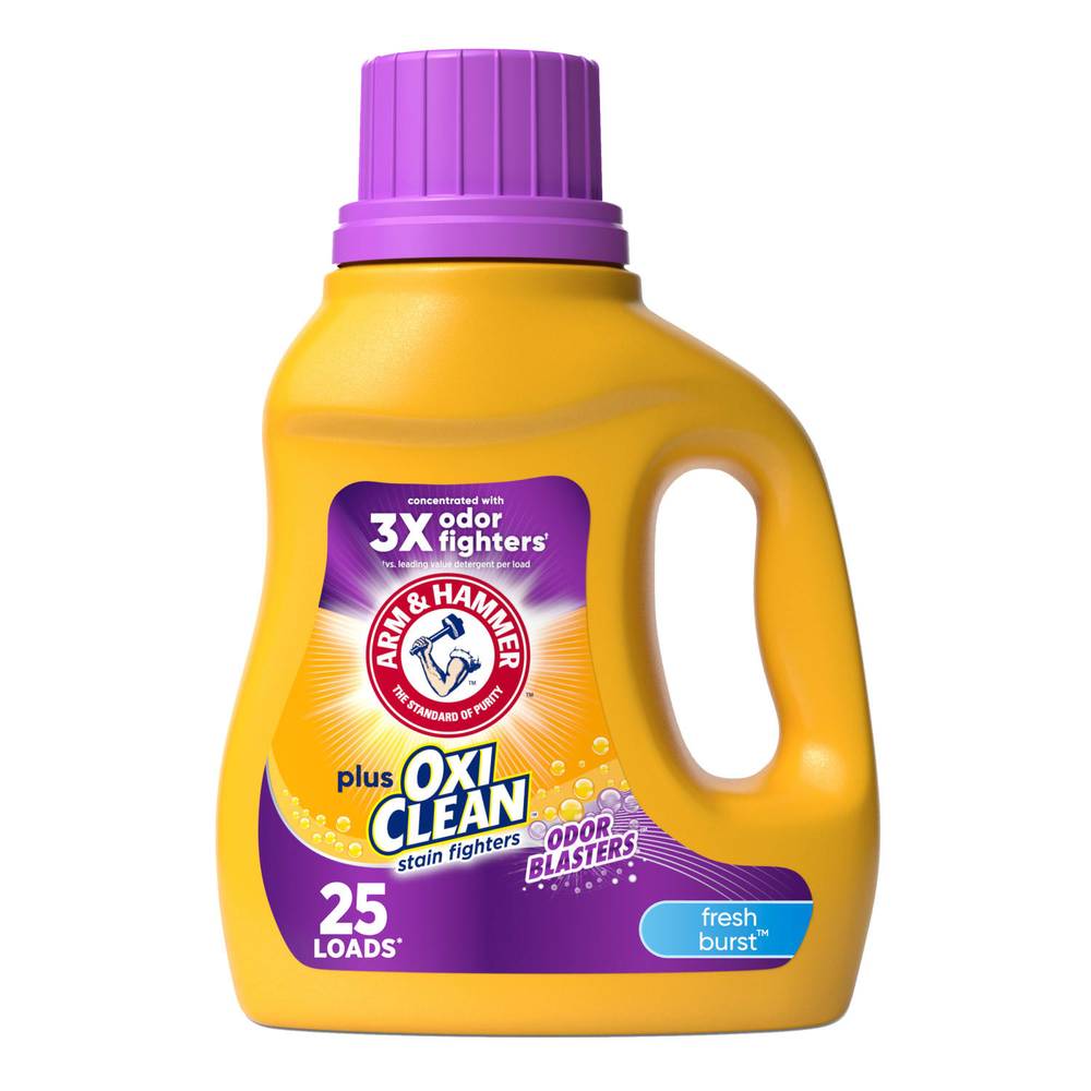 Arm & Hammer Plus Oxiclean Odor Blasters Fresh Burst Laundry Detergent (32.5 fl oz)