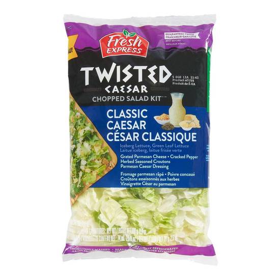Fresh Express Twisted Classic Caesar Chopped Salad Kit (266 g)