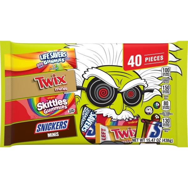 Mars Wrigley Mad Scientist Halloween Candy Assortment (15.47 oz, 40 ct)