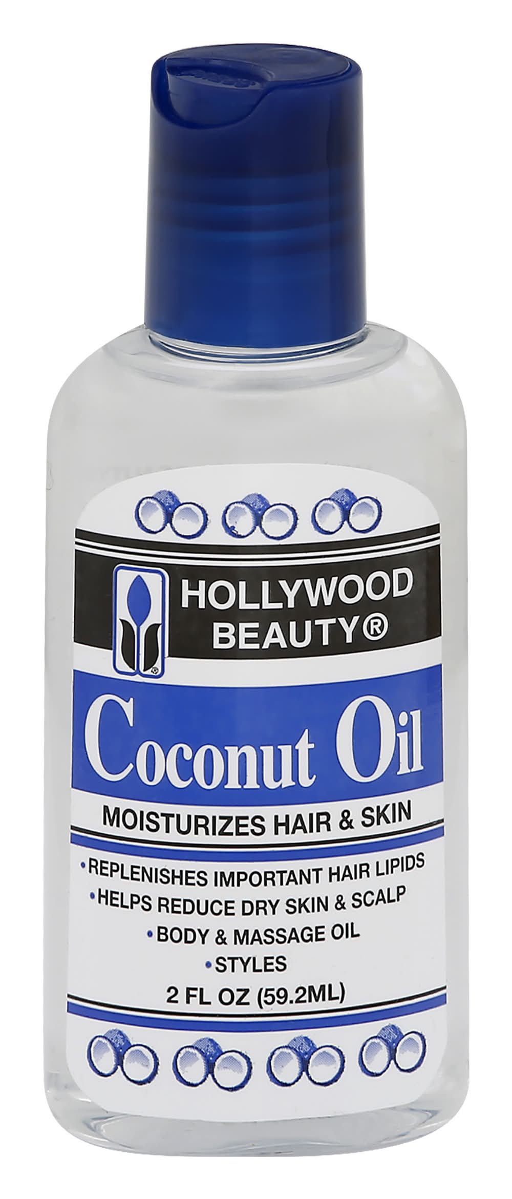 Hollywood Beauty Coconut Oil For Hair & Skin (2 fl oz)