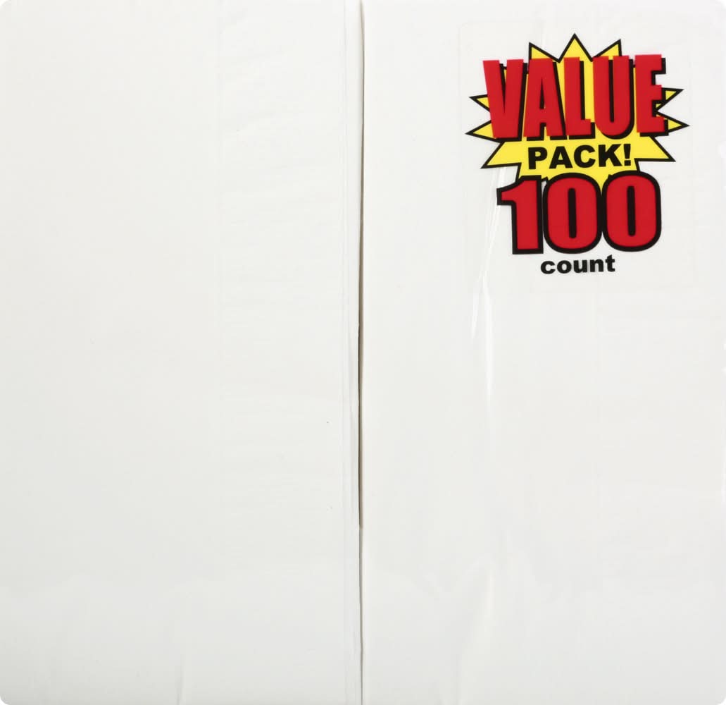 Creative Converting Touch Of Color Value pack White 2 Ply Napkins