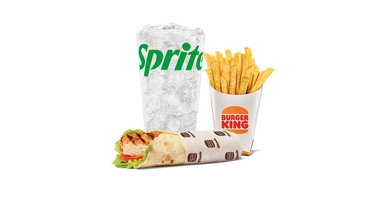 Classic Flame-Grilled Chicken Wrap Meal