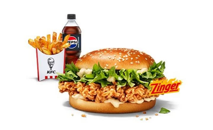 Classic Zinger Burger Menü