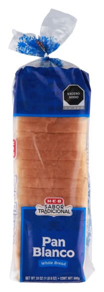 H-E-B · Pan de barra blanco tradicional (680 g)