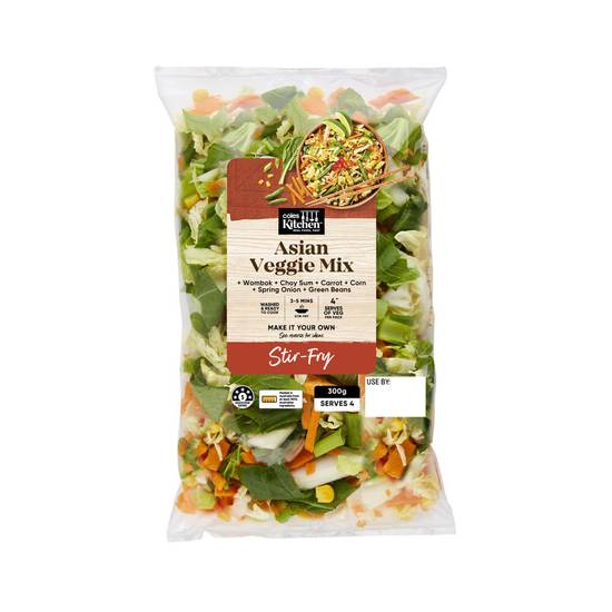 Coles Kitchen Mixed Asian Vegetables Stir Fry 300g
