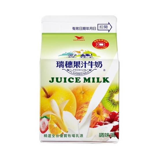瑞穗果汁牛奶290ml