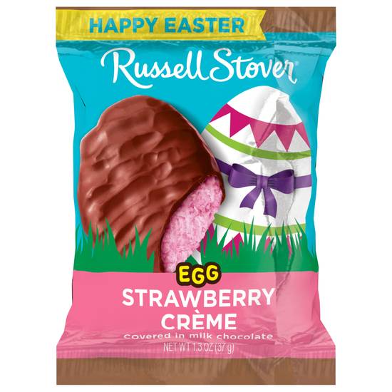 Russell Stover Egg Strawberry Crème