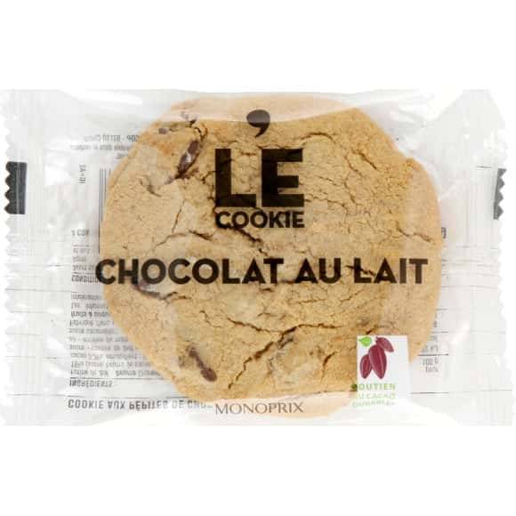 Monoprix Cookie Au Chocolat Au Lait L'Unit{, 75 G