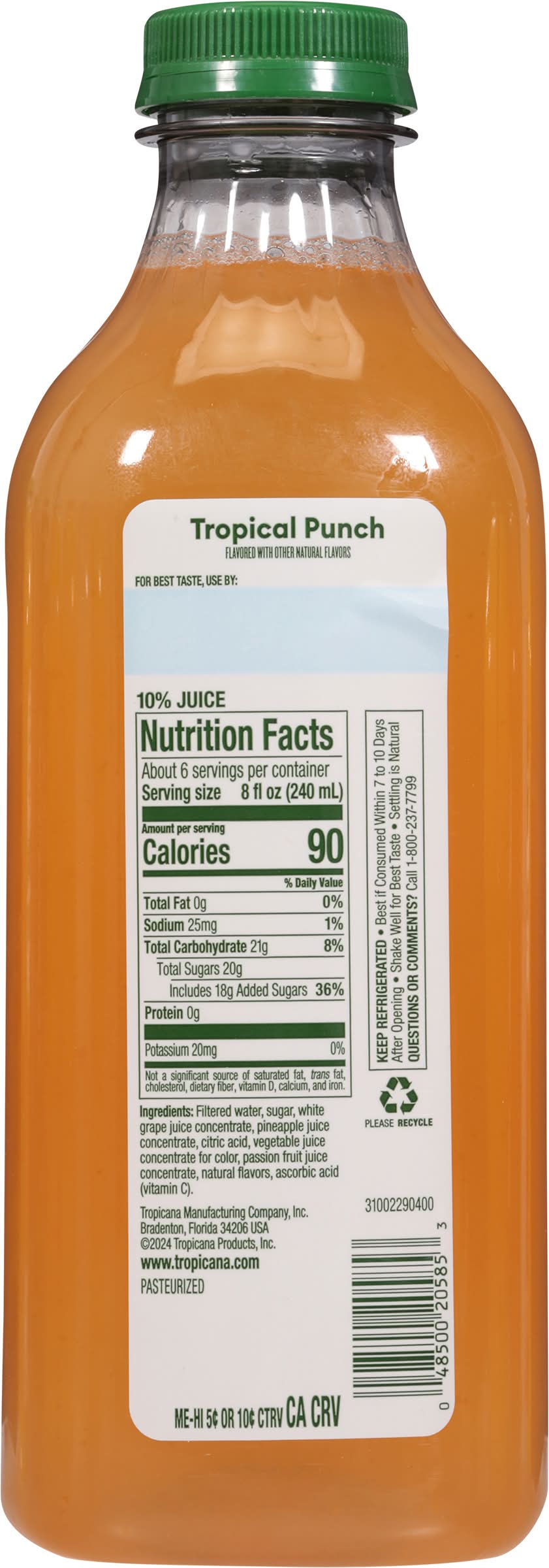 Deals on Tropicana Refreshers Juice Drink Blend Delivered in as