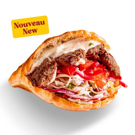 Pita Cuit au Four Kafta Kabab