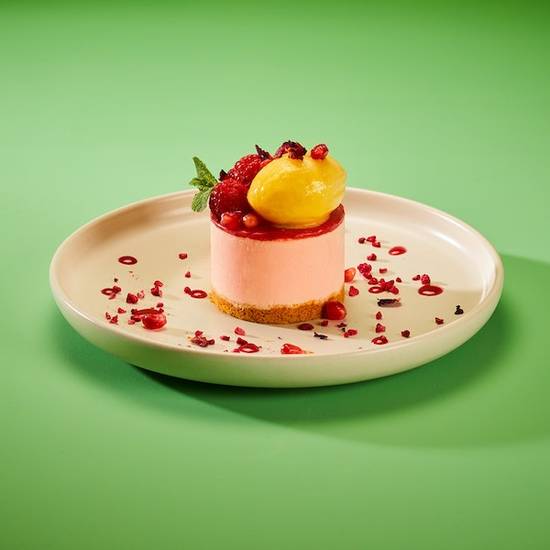 Rose & Raspberry Cheesecake