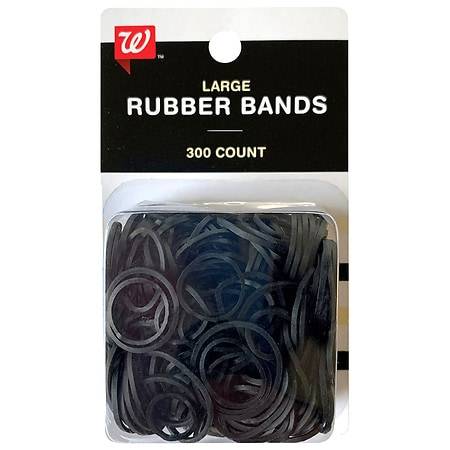 Walgreens Large Silicone Hair Rubber Bands (300 ct)