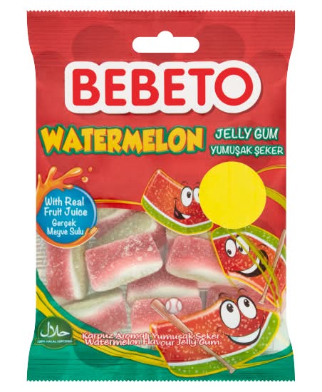 Bebeto Watermelon, Jelly Gum (70g)