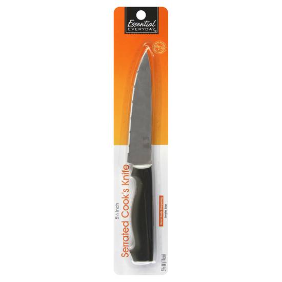 Essential Everyday 5.5 Inch Serrated Cook's Knife (1 ct)