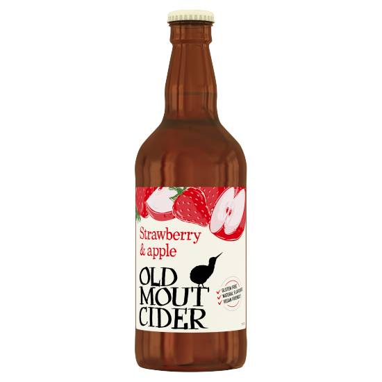 Old Mout Cider Strawberry & Apple Single Bottle 500ml
