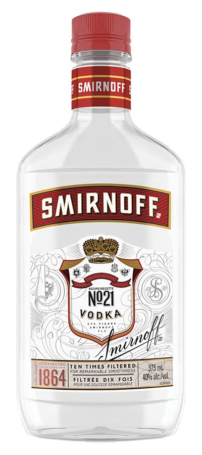 Smirnoff No 21 Ten Times Filtered Vodka (375 ml)