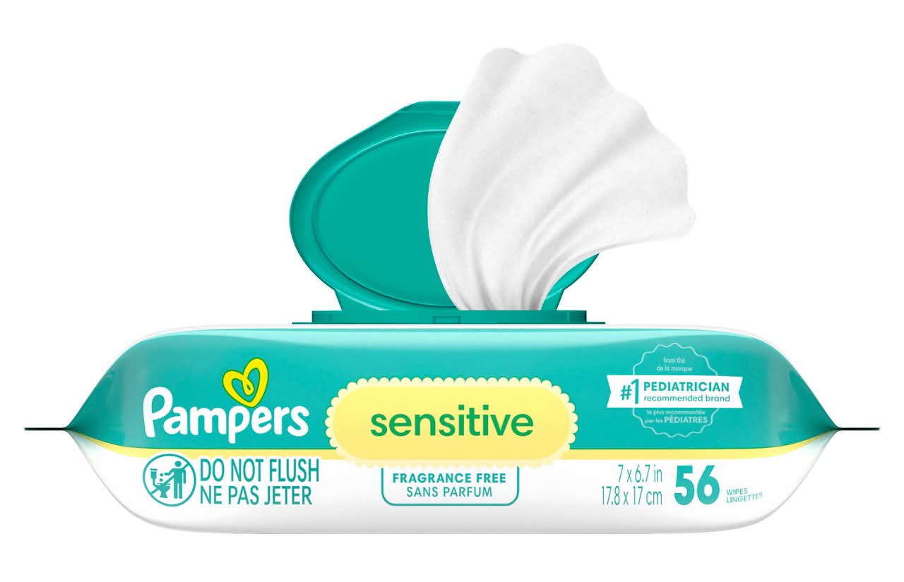 Pampers Sensitive Baby Wipes, 1X