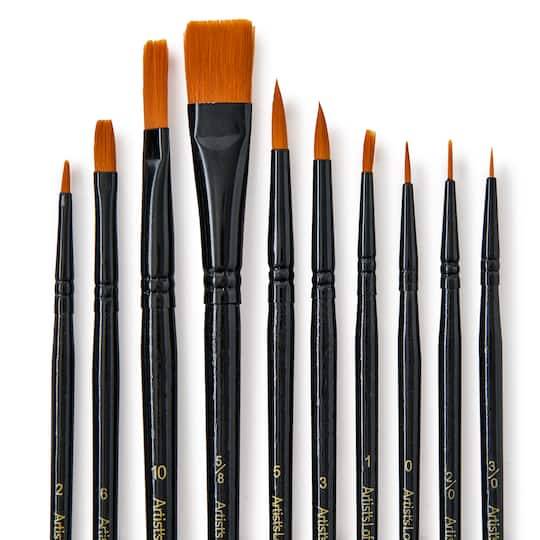 Artist's Loft Golden Synthetic Acrylic Brushes (10 ct)