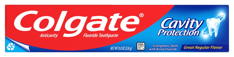 Colgate Great Regular Flavor Flouride Anticavity Protection Toothpaste (8 oz)