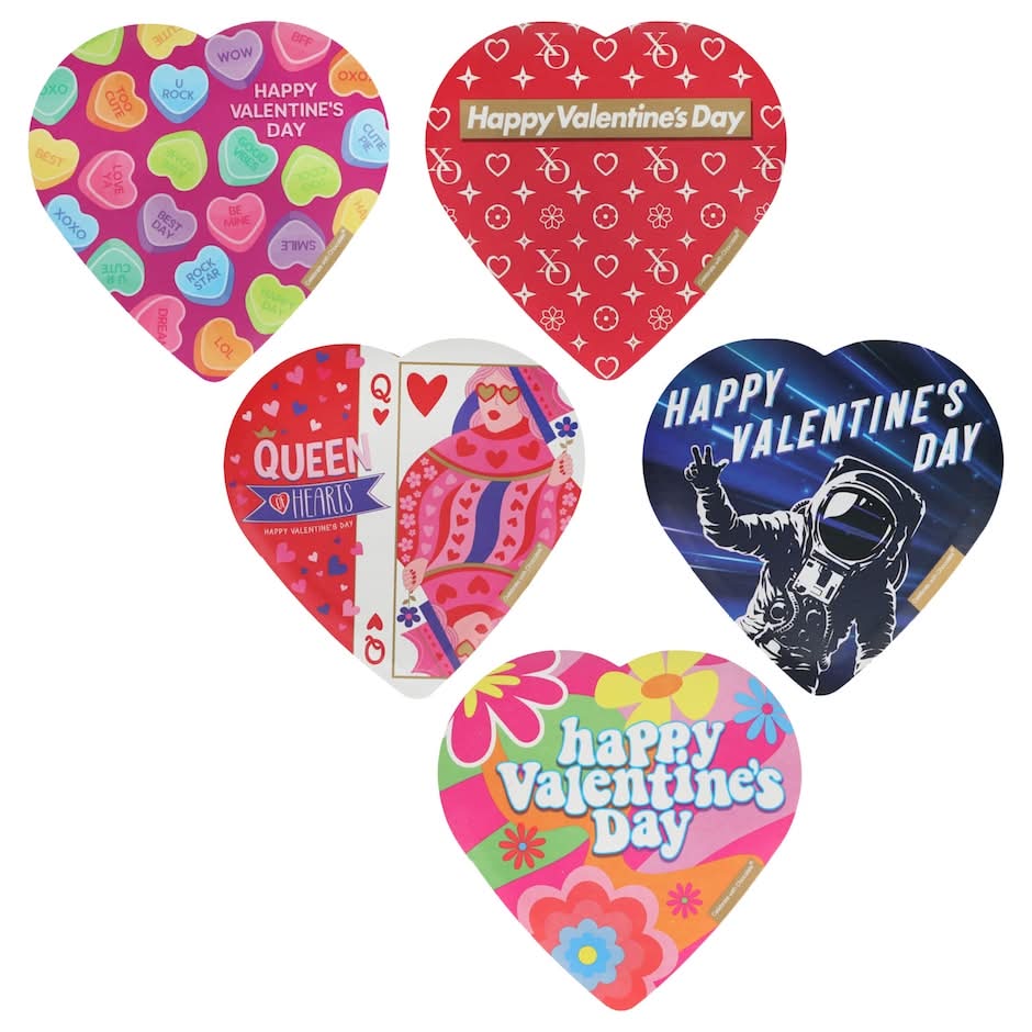 Elmer's Valentines Day Heart Chocolates