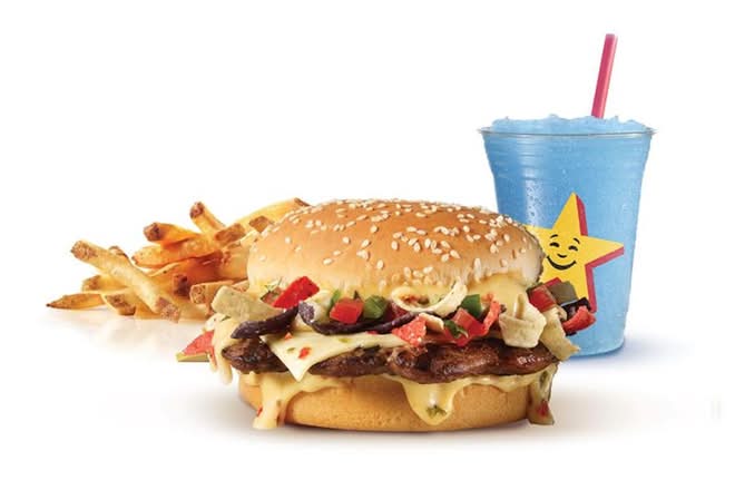 Single Queso Crunch Burger Combo