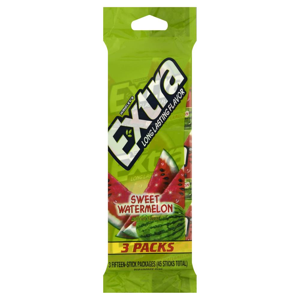 Extra Sugar Free Sweet Watermelon Gum (6.4 oz)