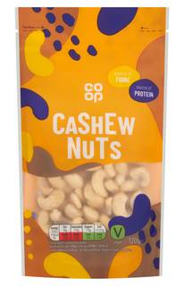 Co-op Cashew Nuts 120g