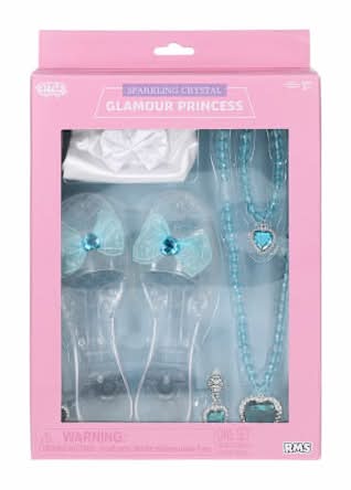 Style My Way Sparkling Crystal Glamour Princess Set Blue