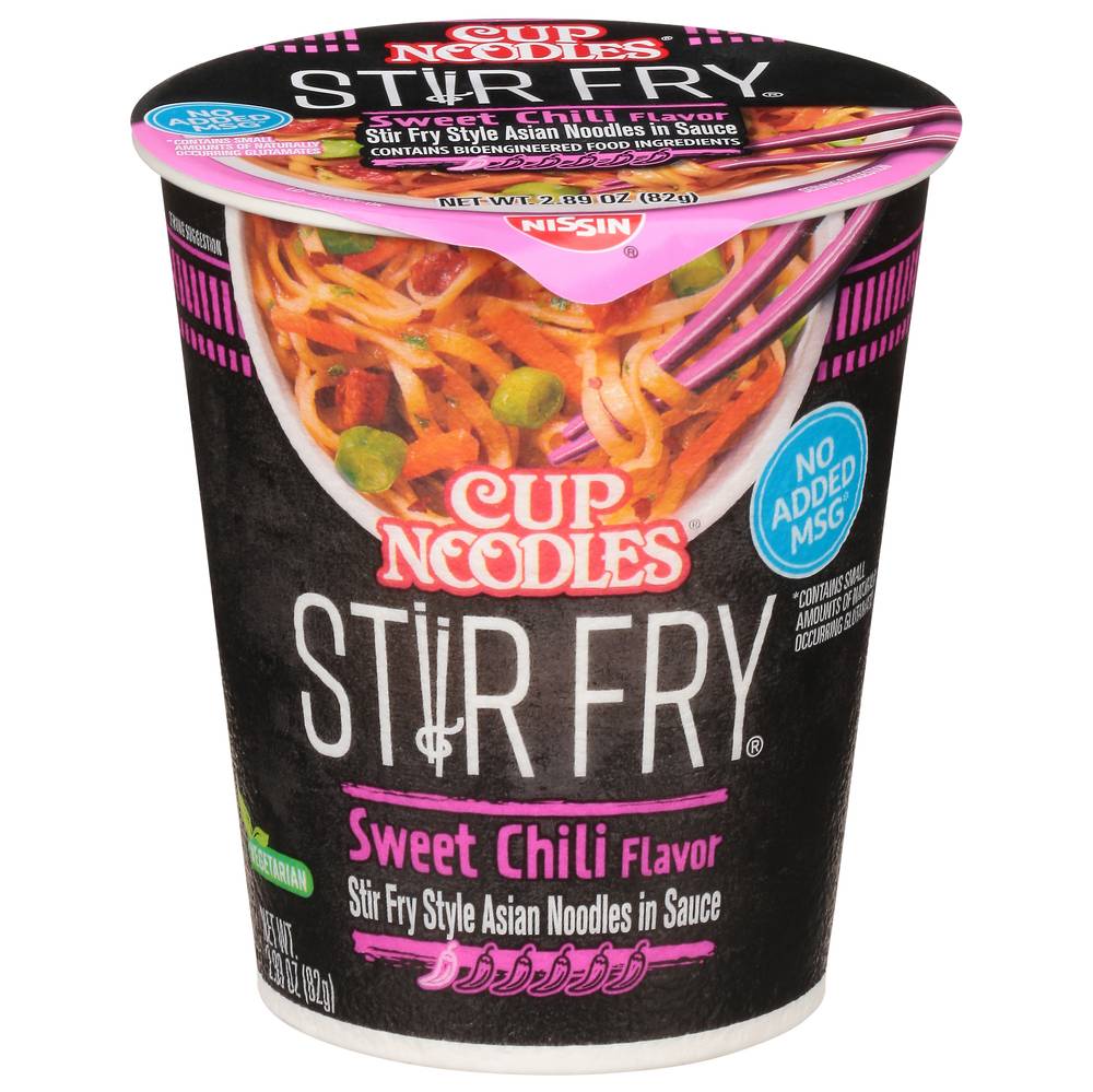 Nissin Stir Fry Asian Cup Noodles, Sweet Chili (2.89 oz)