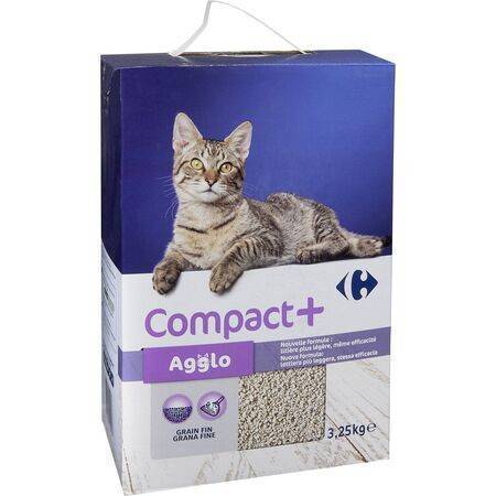 Carrefour - Litière compact agglo pour chat