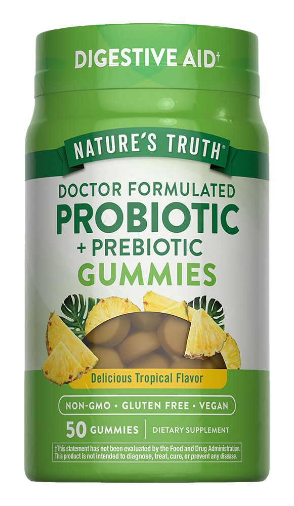 Gomitas Probioticos Nature's Truth Sabor Tropical 50 un