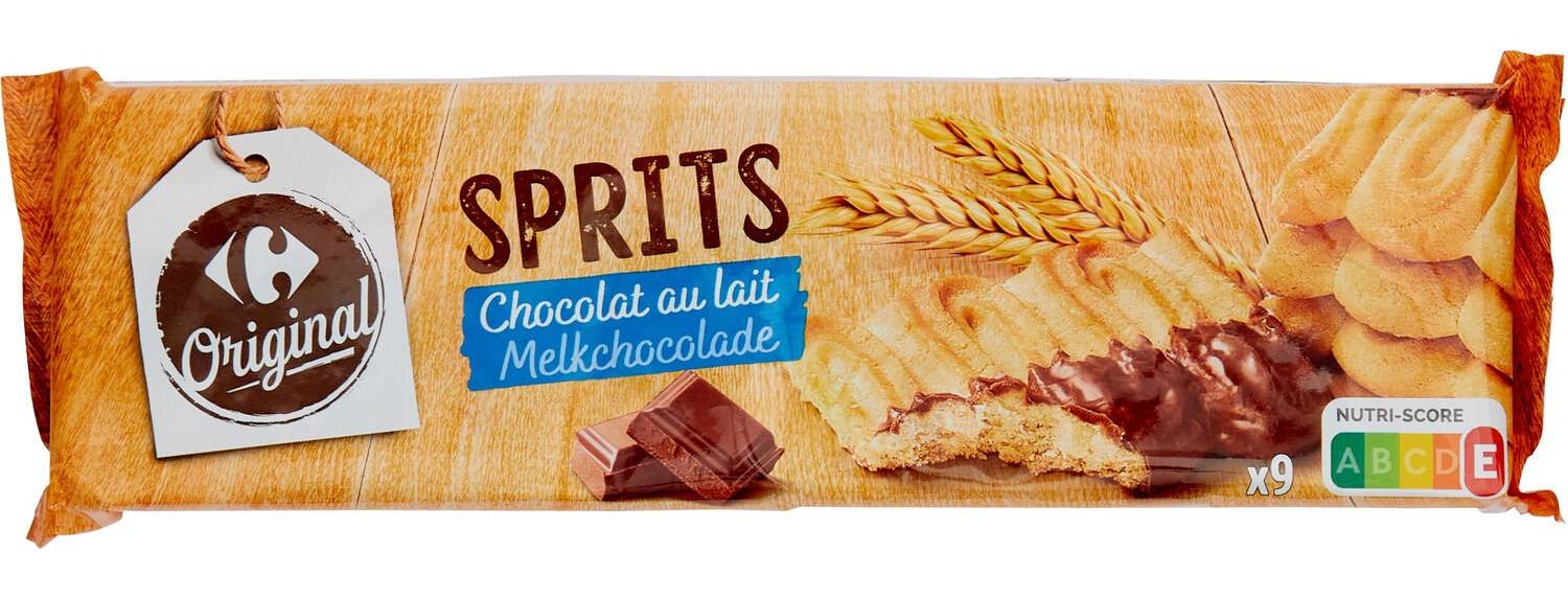 Carrefour Original - Biscuits sprits, chocolat au lait (9)