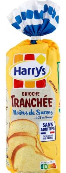 Harrys - Brioche tranchée -30% de sucre sans additif (485g)