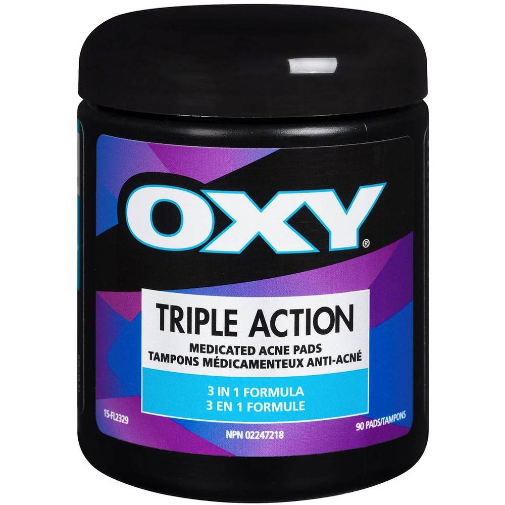 Oxy Triple Action Medicated Acne Pads (100 g)