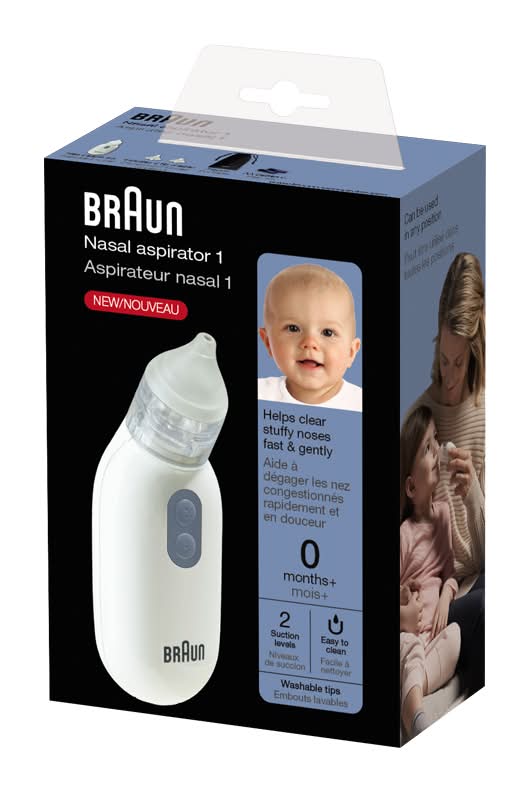 Braun aspirateur nasal 0 mois+ - braun nasal aspirator bna100ca, white