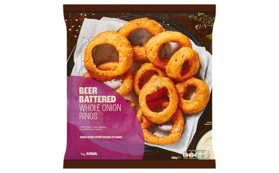 Asda Beer Battered Whole Onion Rings 400g