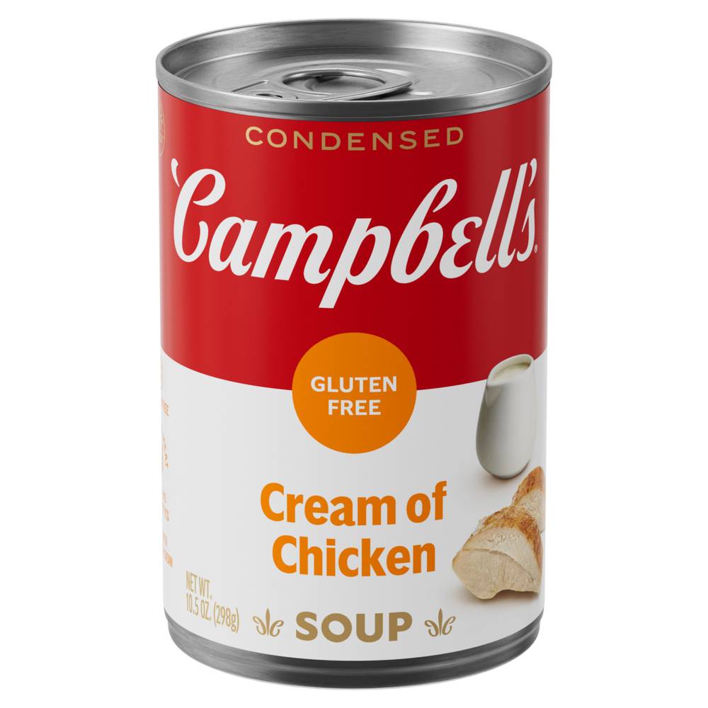 Campbell's Condensed Gluten Free Cream Of Chicken Soup, Cream Of Chicken (10.5 oz)