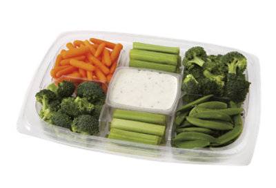 Vegetable Platter With Ranch Dip - 40 Oz
