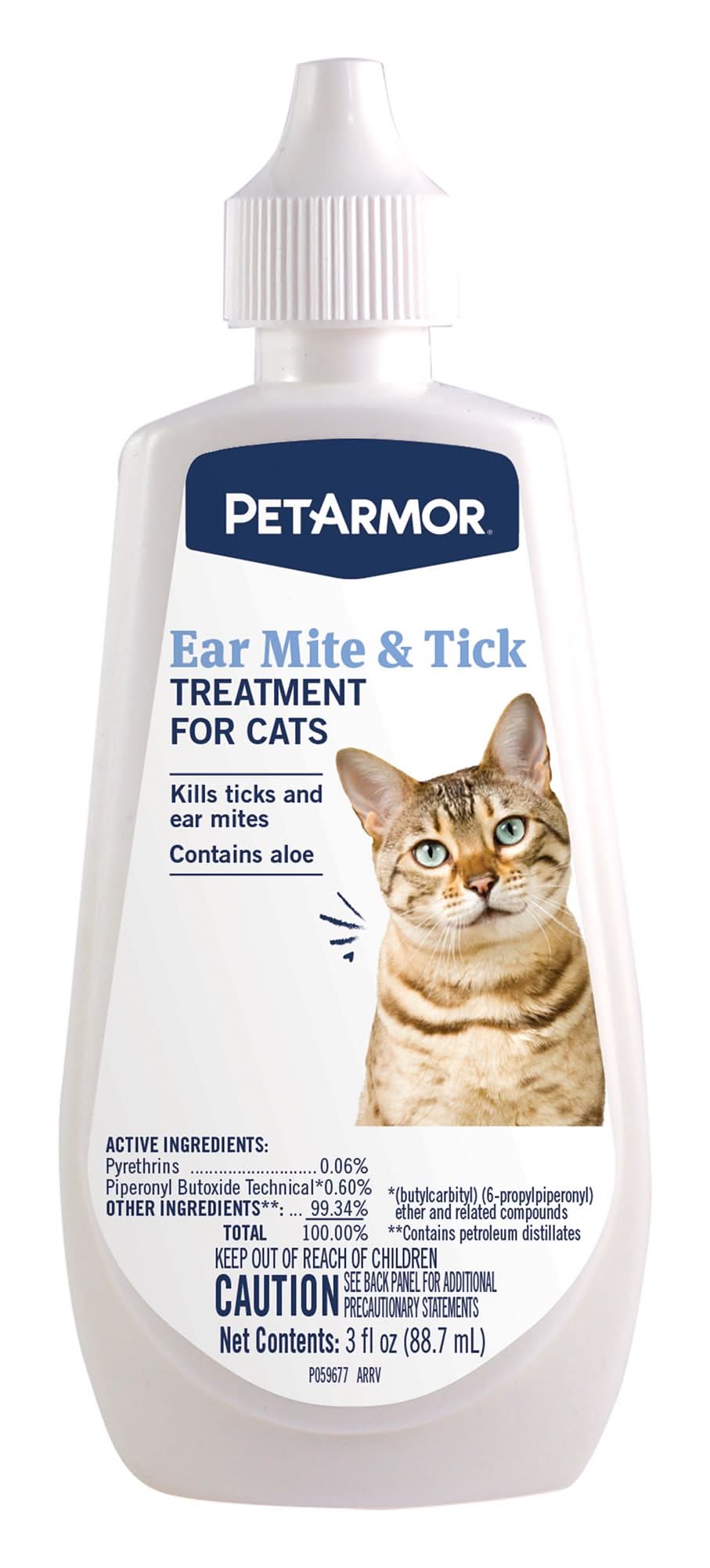 PetArmor® Ear Mite & Tick Treatment fr Cats (Size: 3 Fl Oz)