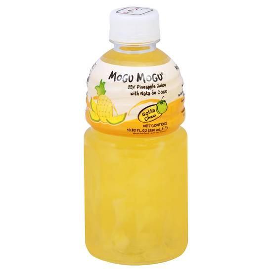 Mogu Mogu Pineapple Juice With Nata De Coco (10.8 fl oz)