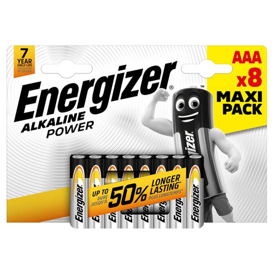 Energizer AAA Batteries 8 Pack