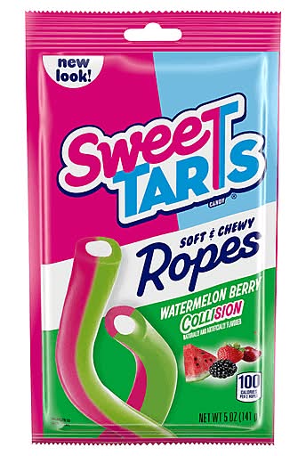 Sweetarts Watermellon Berry Collision Ropes
