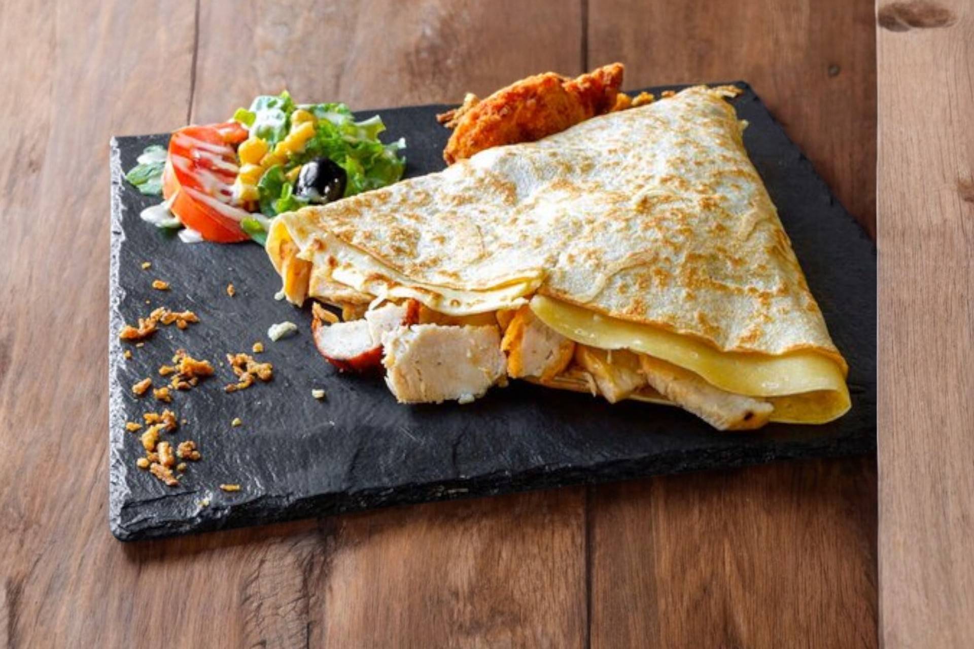 Crêpe fromage poulet émincé 🍗