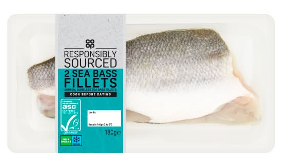 Co-op Sea Bass Fillets (180g)