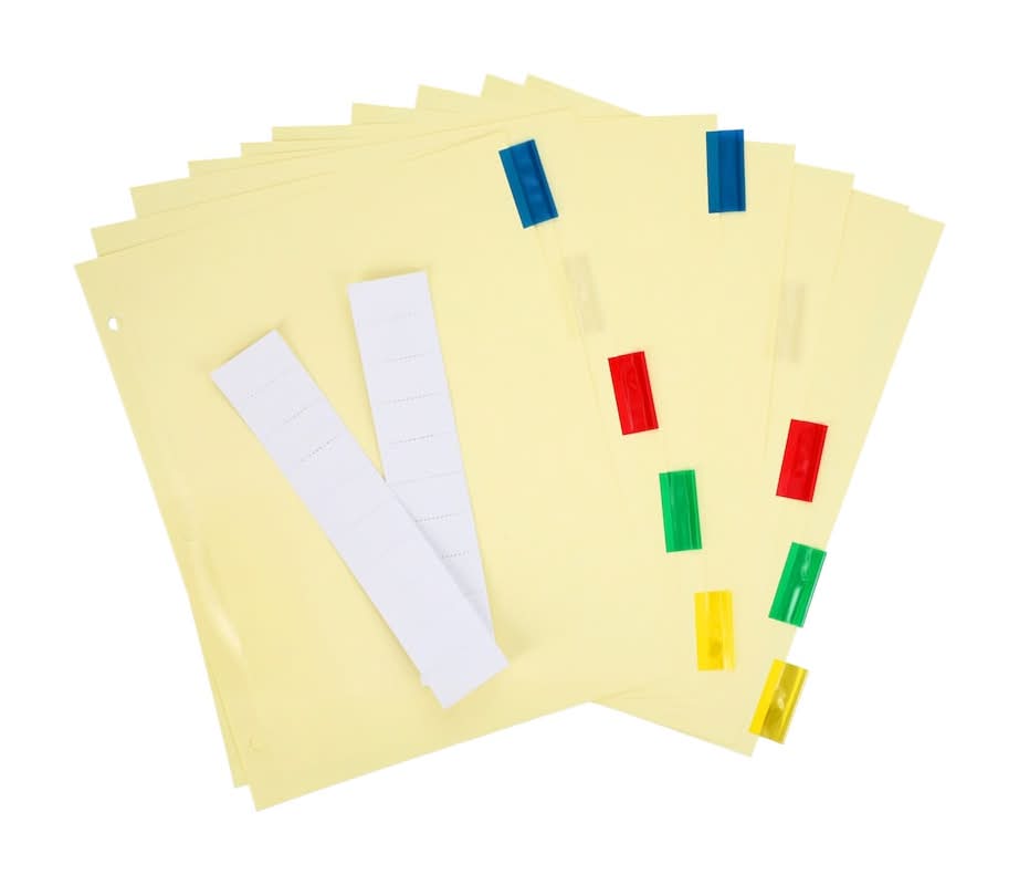 Jot Index Dividers With Color Tabs (10 ct)