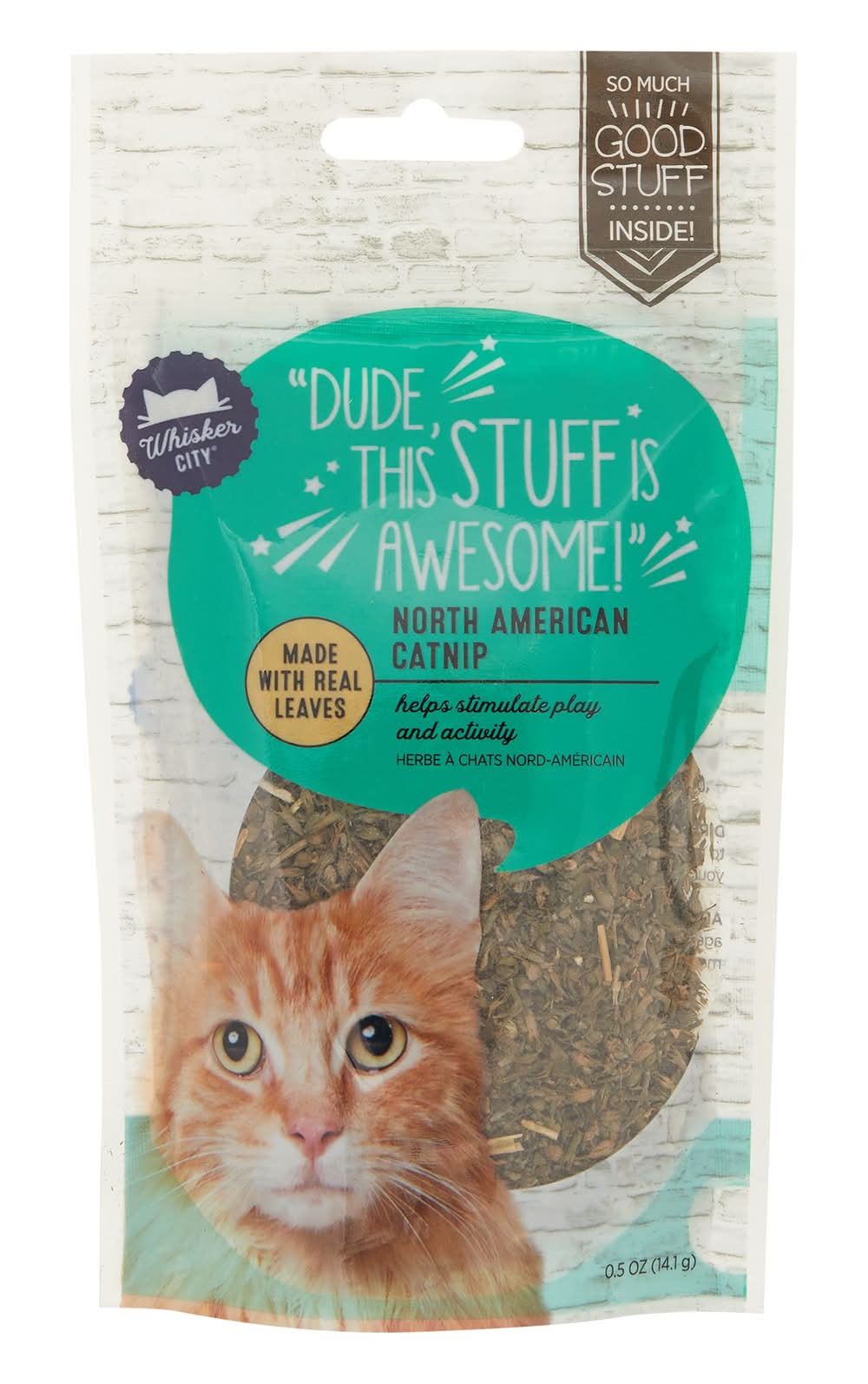 Whisker City® Natural Catnip (Color: Green, Size: 0.5 Oz)