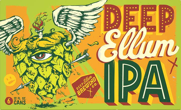 Deep Ellum Brewing Co. Ipa Beer (6 pack, 12 fl oz)