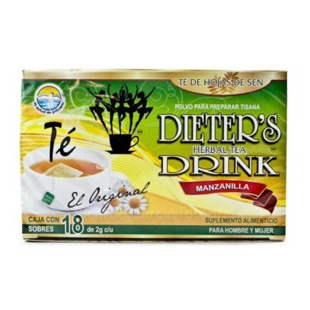 Dieters drink herbal tea manzanilla en sobres 18 pz