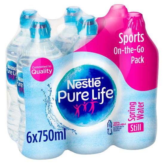 Pure Life Still Spring Water (6 x 750ml)